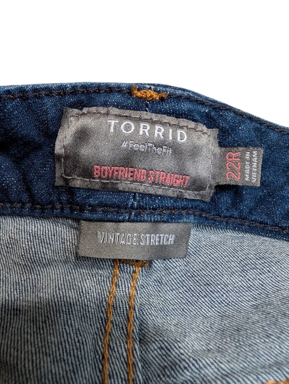 Torrid Boyfriend Straight Vintage Stretch Jeans – Size 22R - Picture 5 of 8